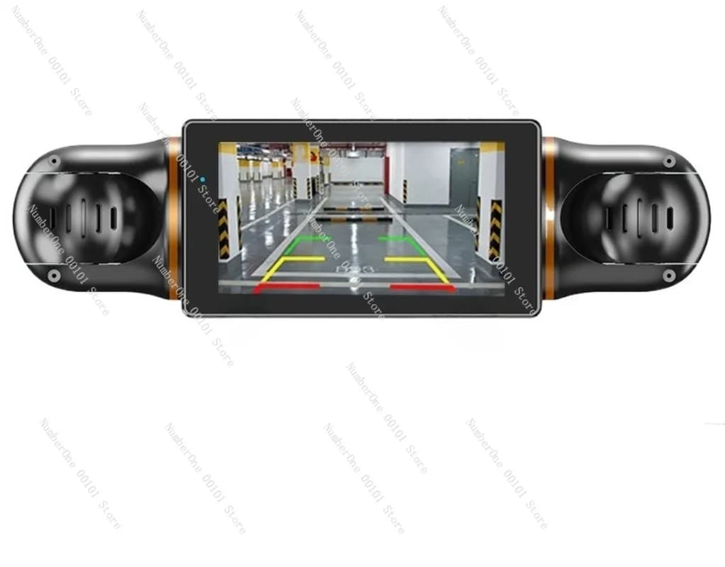 Dash Cam HD a Quattro Lenti 1080P, Grandangolare, Interconnection with Smartphone, GPS, Monitoring the Drive and Parking