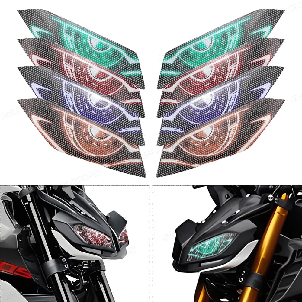 Per YAMAHA MT-09 MT09 2017-2020 2018 2019 accessori moto adesivo protezione fari fari adesivo corpo occhi
