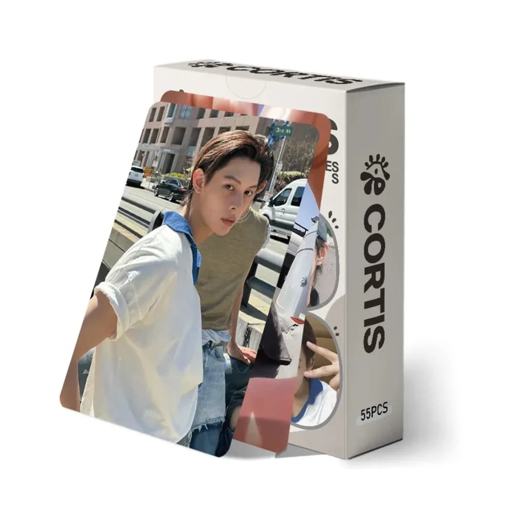 b 55 Pz/set Kpop Idol CORTIS Nuovo Album Serie Lomo Carte Cartoline Martin James Juhoon Seonghyeon Keonho Ventole Collezione di Regali