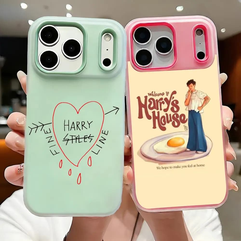 Tour Music H-Harry StylesS Phone Case For iPhone 17 16 15 14 13 12 11 Pro Max Plus Mini Case Clear Jelly Shockproof Soft Cover