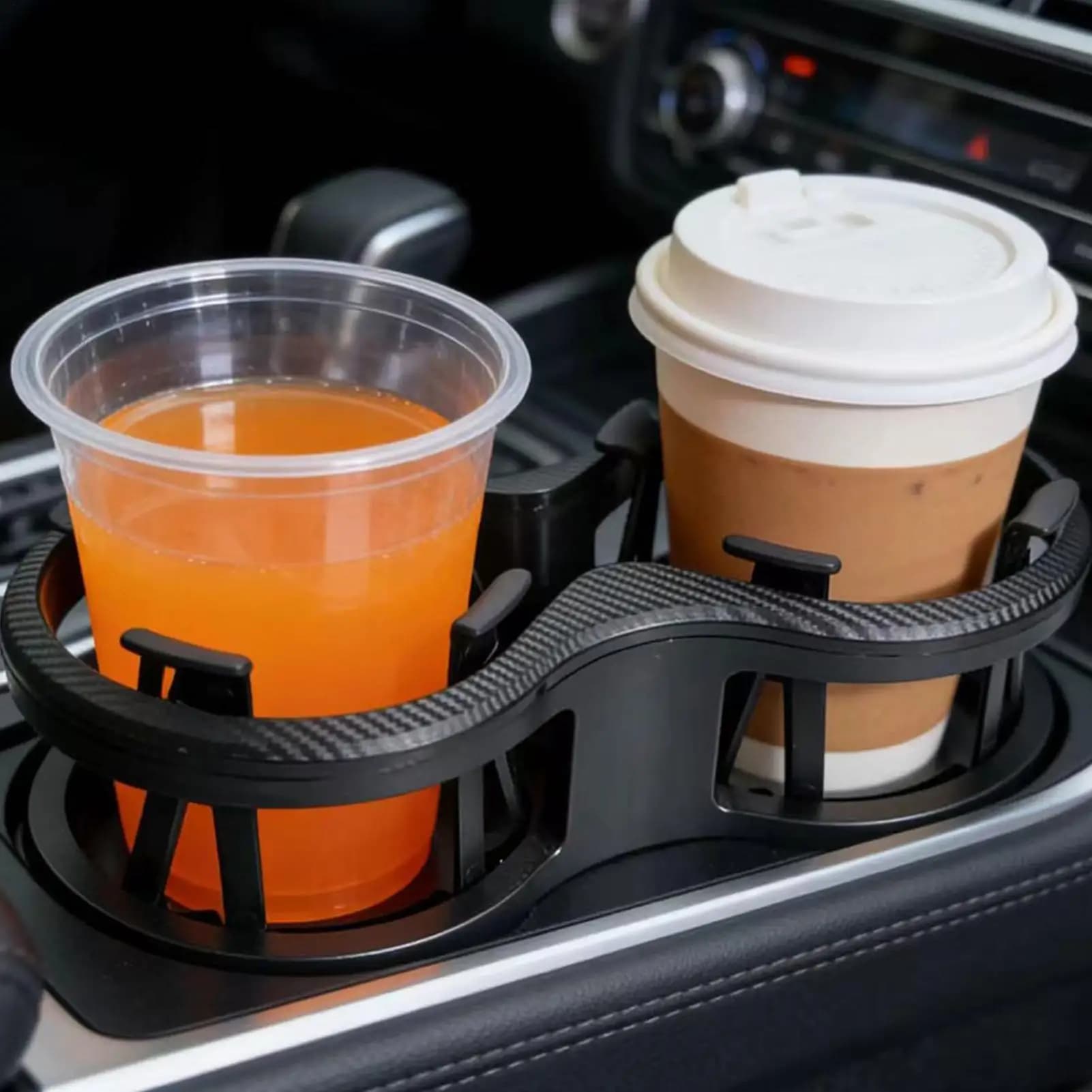 Portabicchieri per Auto, Organizzatore Multifunzionale per Bevande, Supporto per Lattine, Latte e Posacenere