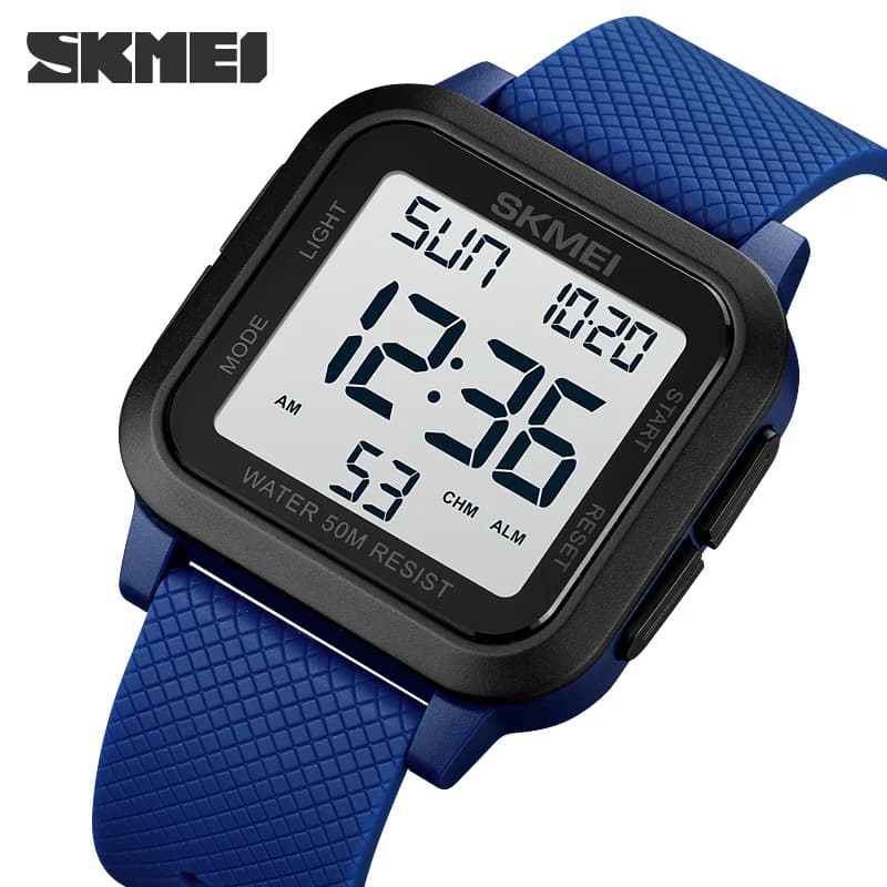 SKMEI1894 hombre Outdoor Sport Watch Men Alarm Chrono Clock 5Bar orologi militari impermeabili Display a LED Shock orologio digitale