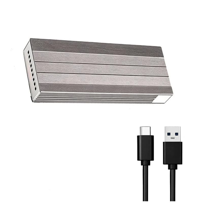 New Design~ M2 SSD Case Nvme To USB3.1 SSD Enclosure Adapter 10Gbps USB 3.2 Gen2 USB C External Enclosure For PC A