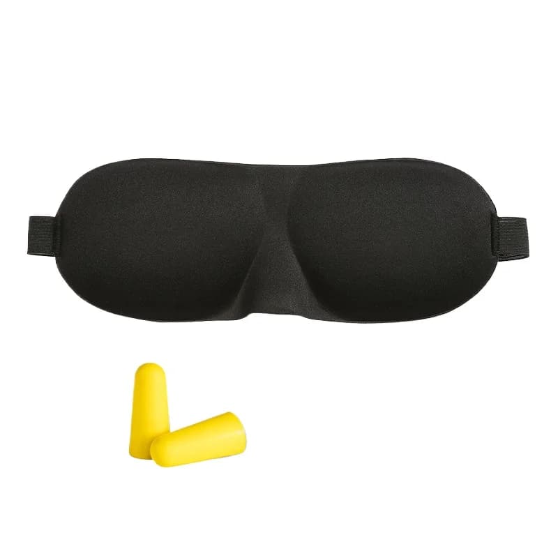 Maschera per gli occhi per dormire Coppa sagomata 3D Benda concava modellata Maschere per il viso per il sonno notturno Blocca la luce con benda sull'occhio per donna e uomo