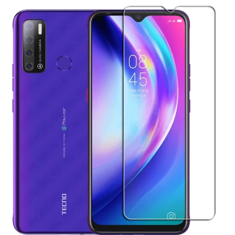 Vetro temperato per Tecno Camon 12 15 Air Pro 16 S Pouvoir 4 Spark 3 5 6 Go POP 11 11S Pellicola protettiva Protezione schermo