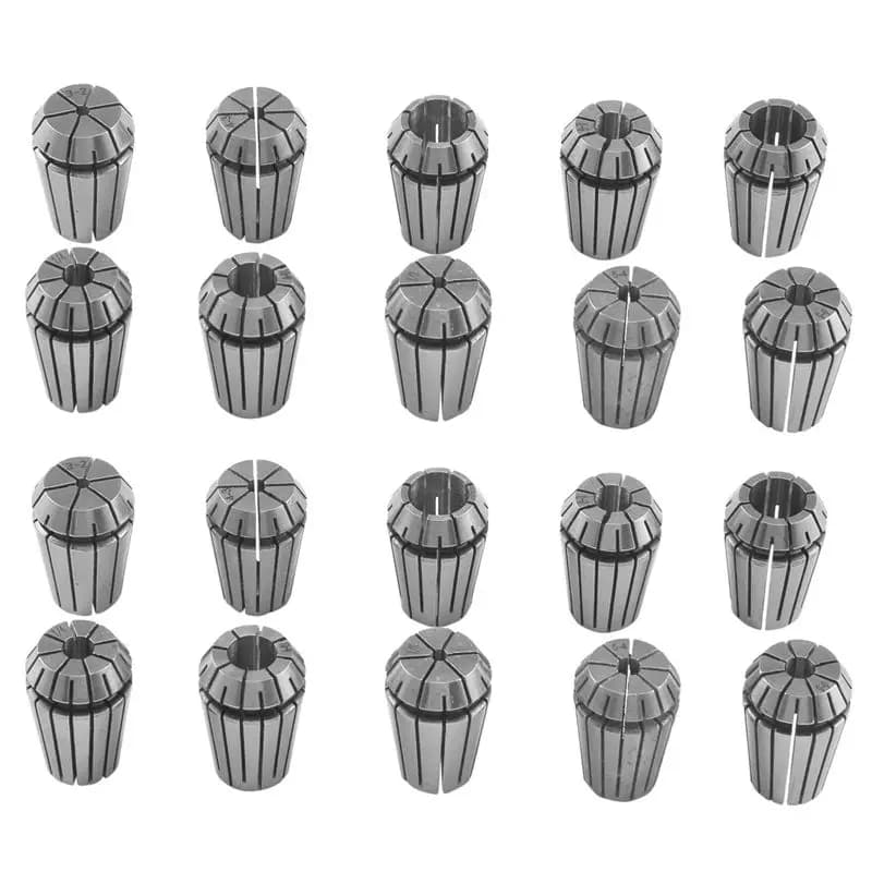 【OFFERTA LAMPO!】Set di 20 Pinze a Molla di Precisione ER20 per Fresatura CNC e Tornitura, Mandrino a Molla ER20