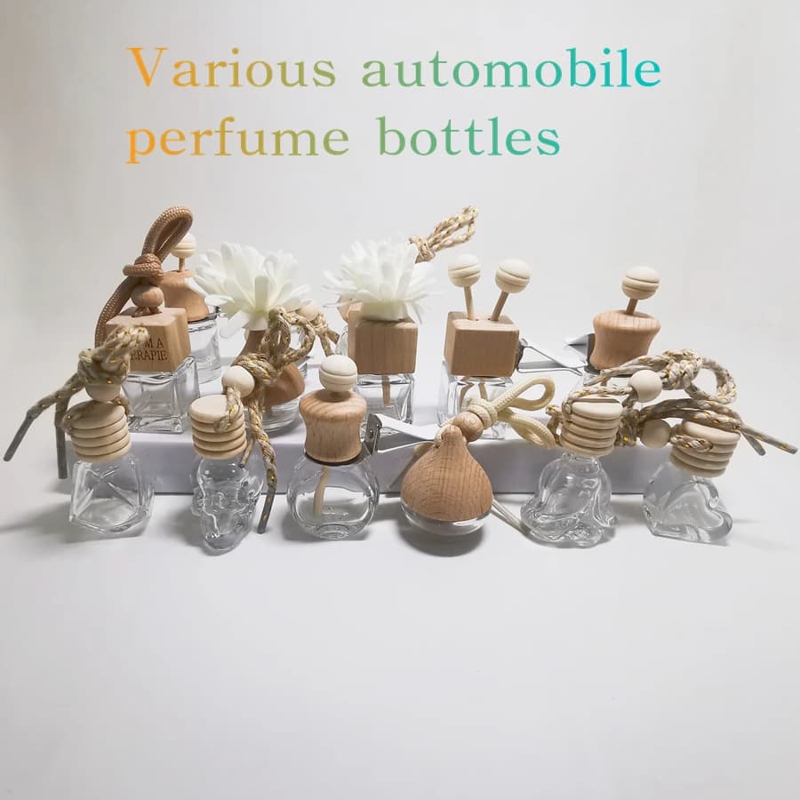 Air Grip for Car Deodorant Diffuser Bottle Clip Perfume Bottle Empty Bottle Pendant Essential Oil Fragrance for Car Hanging Ornament Interior