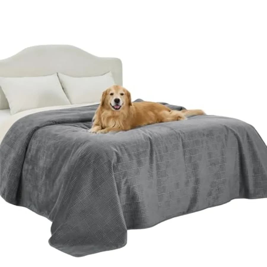 Coperta Impermeabile Lavabile per Cani - Coperta Impermeabile per Letto King Size, Divano, Comoda e Leggera Protezione per Mobili