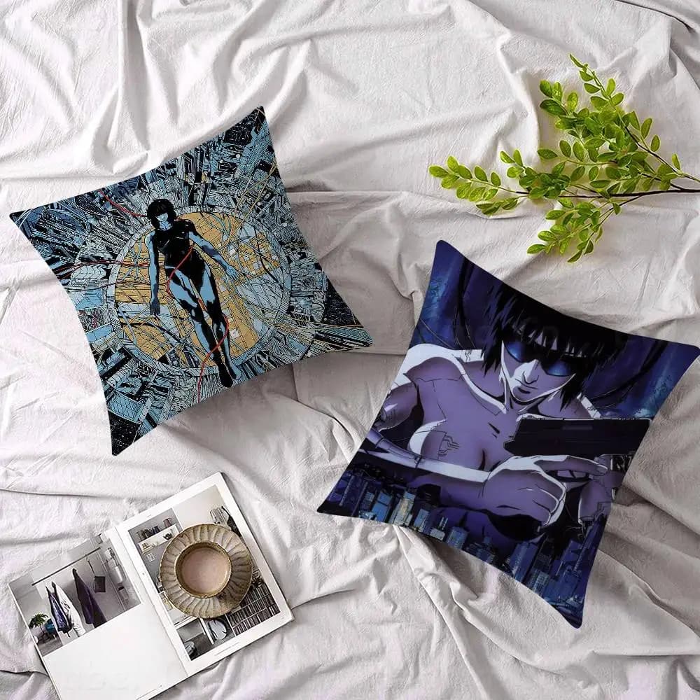 Anime G-Ghost In The Shell Cool fodera per cuscino, fodera per cuscino da divano, decorazione per la casa, regalo per bambini
