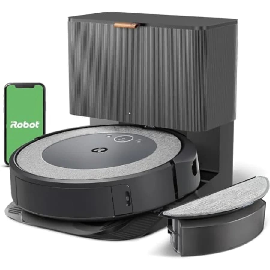 iRobot Roomba Combo i5+ Aspirapolvere/Lavapavimenti + Base con Svuotamento Automatico - Ricondizionato Certificato