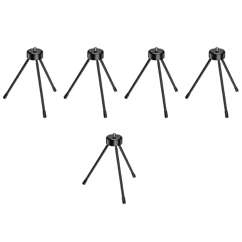 Efficient 5X Mini Metal Tripod, Desktop Tripod With 1/4 Inch Screws, Suitable For Projectors And All Cameras