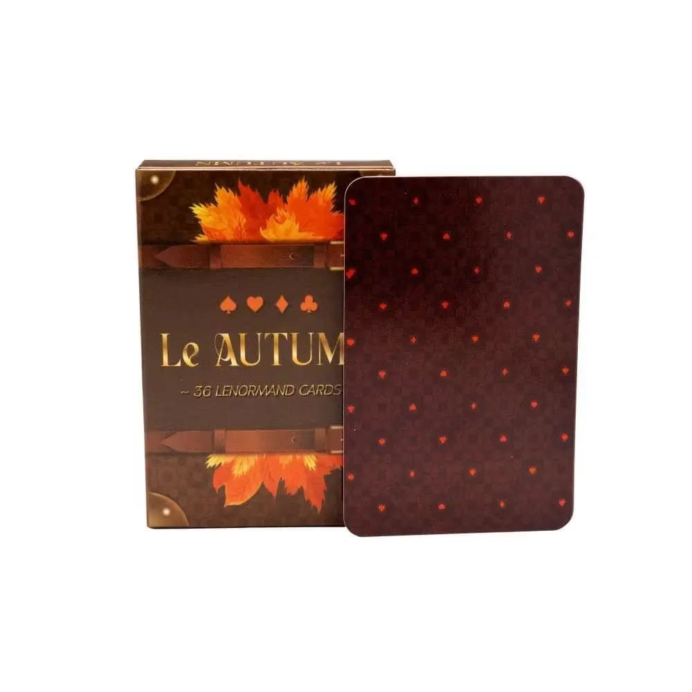 Carte Le Autumn Lenormand, mazzo di oracoli da 36 carte, 9*6 cm, per divinazione, predizione del futuro e crescita spirituale