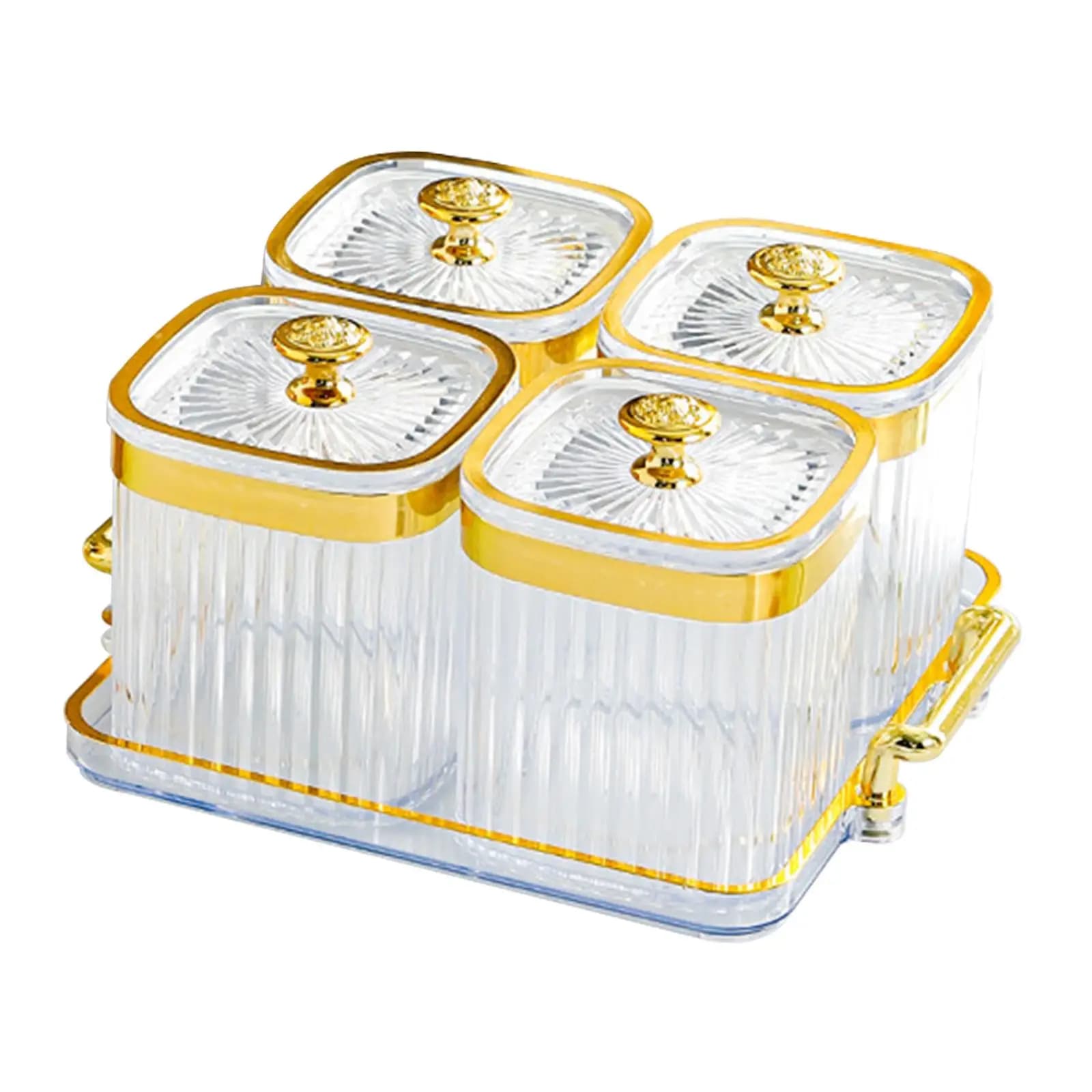 Piatto per Frutta Secca Multifunzionale, Vassoio per Antipasti, Piatti Divisi per Sala da Pranzo, Casa, Matrimoni, Cucina