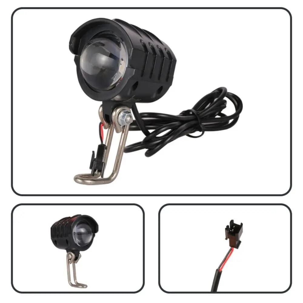 6V 150LUX IPX6 Electric Bicycle Headlight Waterproof Bike Light LED Bicycle Light Safe For Bafang eBike BBS01B