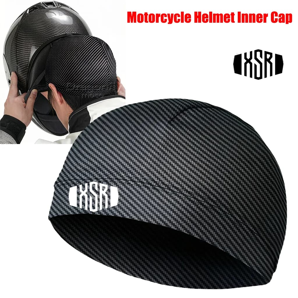 Copricapo dal design originale per YAMAHA XSR700 XSR 700 XSR900 XSR 900 XSR125 155 Cappuccio interno per casco moto che assorbe il sudore