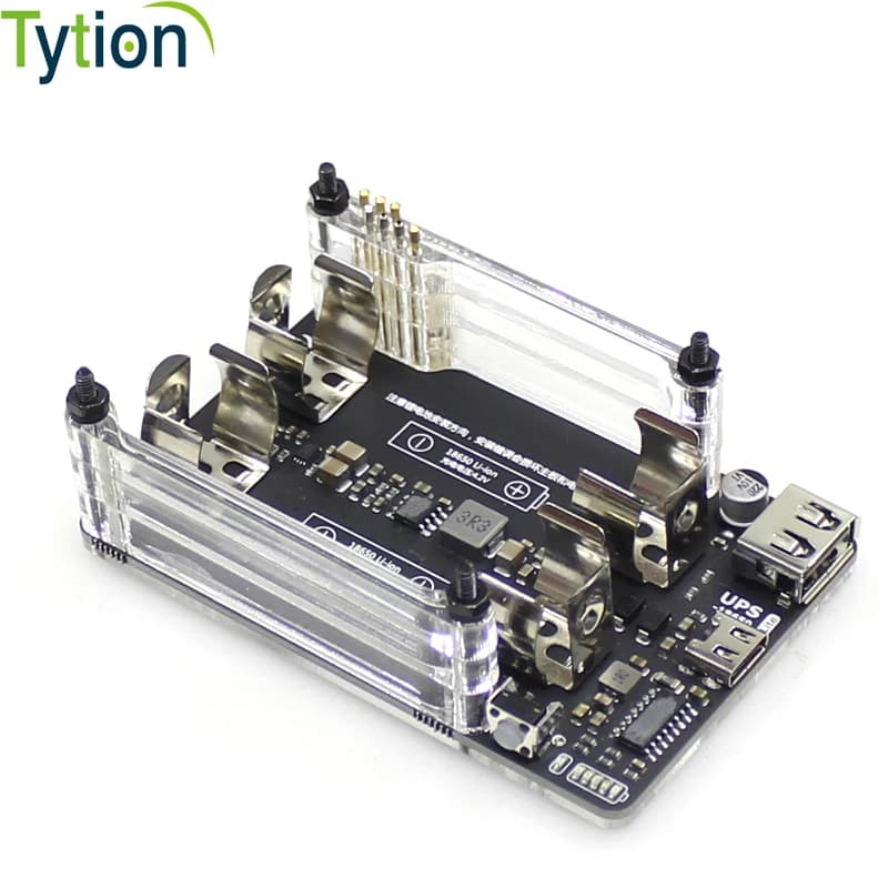 Raspberry Pi 4B 3B+ 3B 5V 3A UPS Continuity Group 18650 Lithium Battery Expansion Card Dital Communication