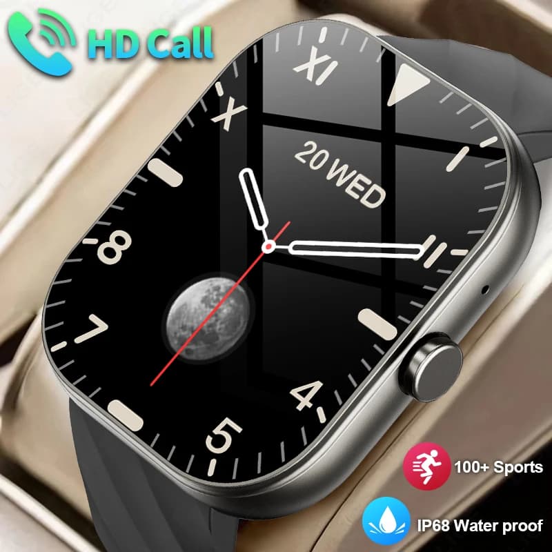 LIGE 2025 Astuto Della Vigilanza Degli Uomini 2.01 ''Grande Schermo Bluetooth Chiamata Impermeabile Sport Fitness Tracker Donne Smartwatch Per Android IOS