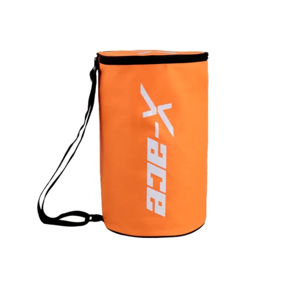 Oxford Cloth Pickleball Ball Bag with Shoulder Strap Wide Opening Tennis Ball Storage Bag Portable Carry Handle Ball Bucket Bag