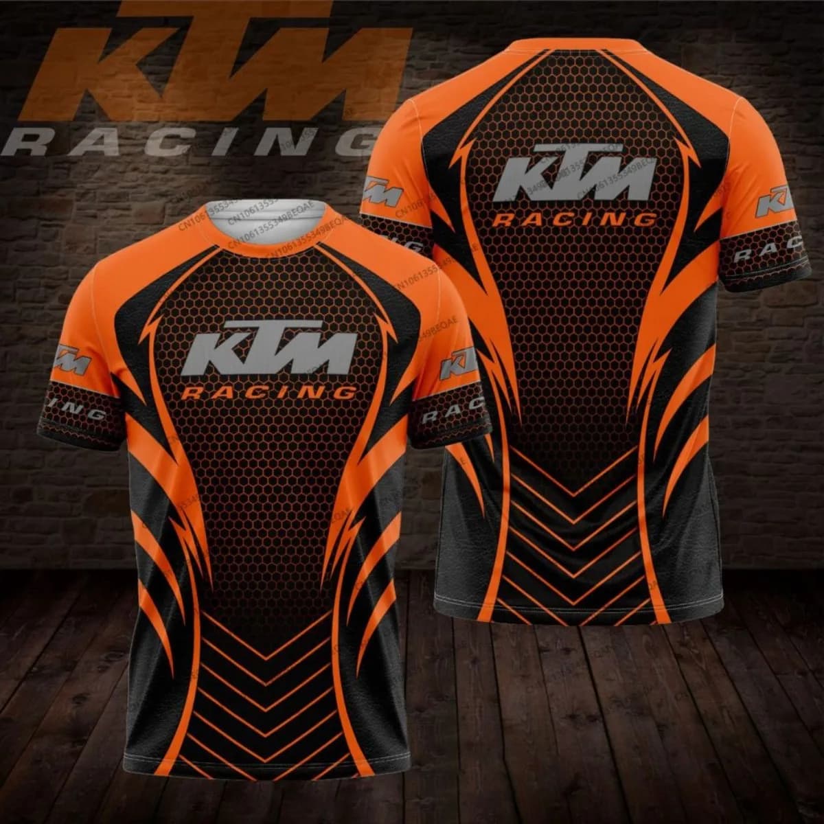 T-shirt Moto KTM 2026 Estiva di Tendenza, Maglietta a Maniche Corte Larga, Design Sportivo Unisex per Giovani