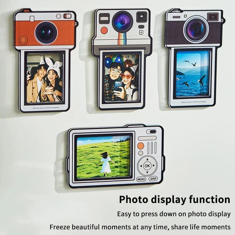 1/4 Pieces Creative INS Fridge Magnets, DIY Photo Frame, Multipurpose Funny Fridge Magnets