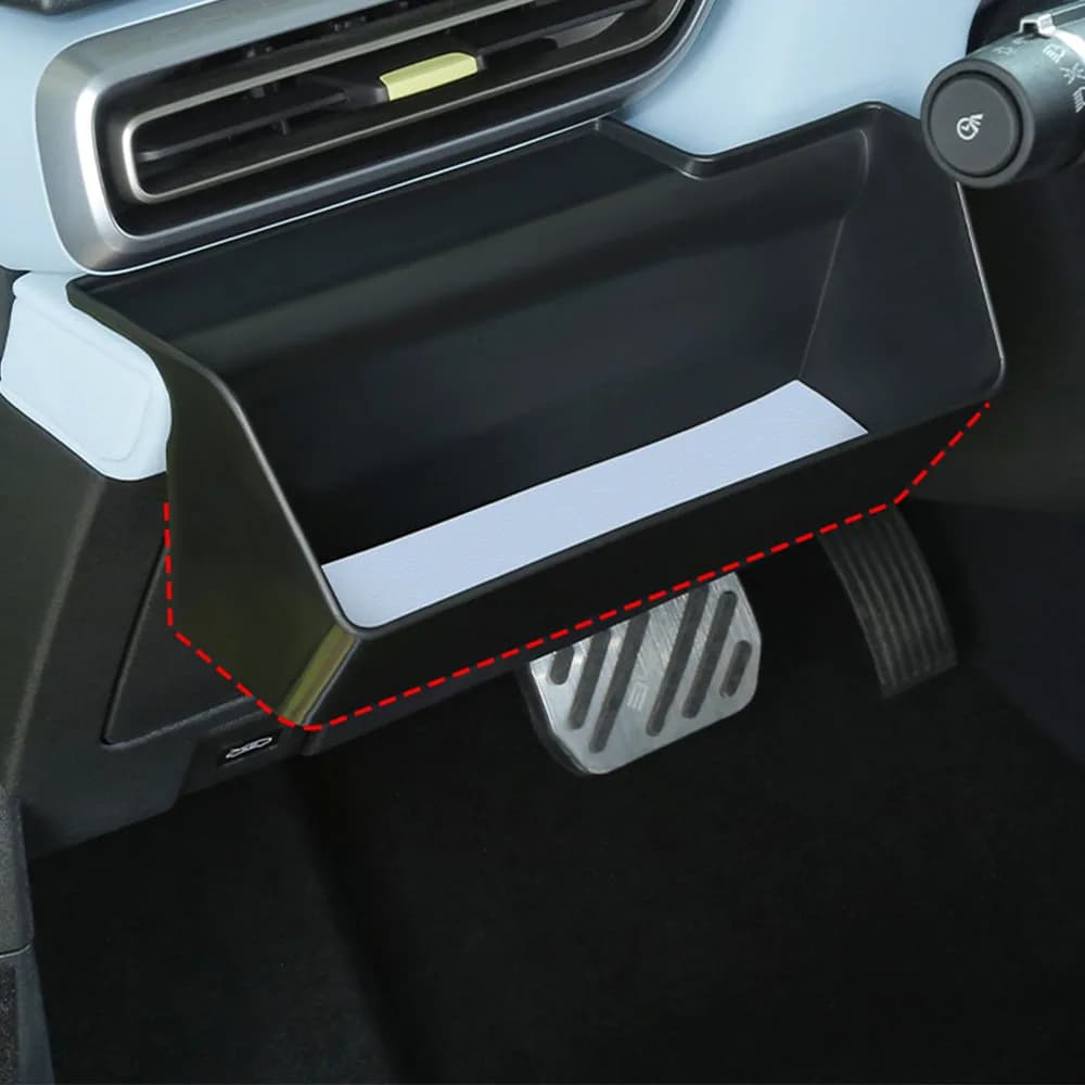 Per BYD Seagull Dolphin Mini Surf Driver Scatola di immagazzinaggio in plastica Modifica interna Forniture Scatola bracciolo Scatola di immagazzinaggio posteriore