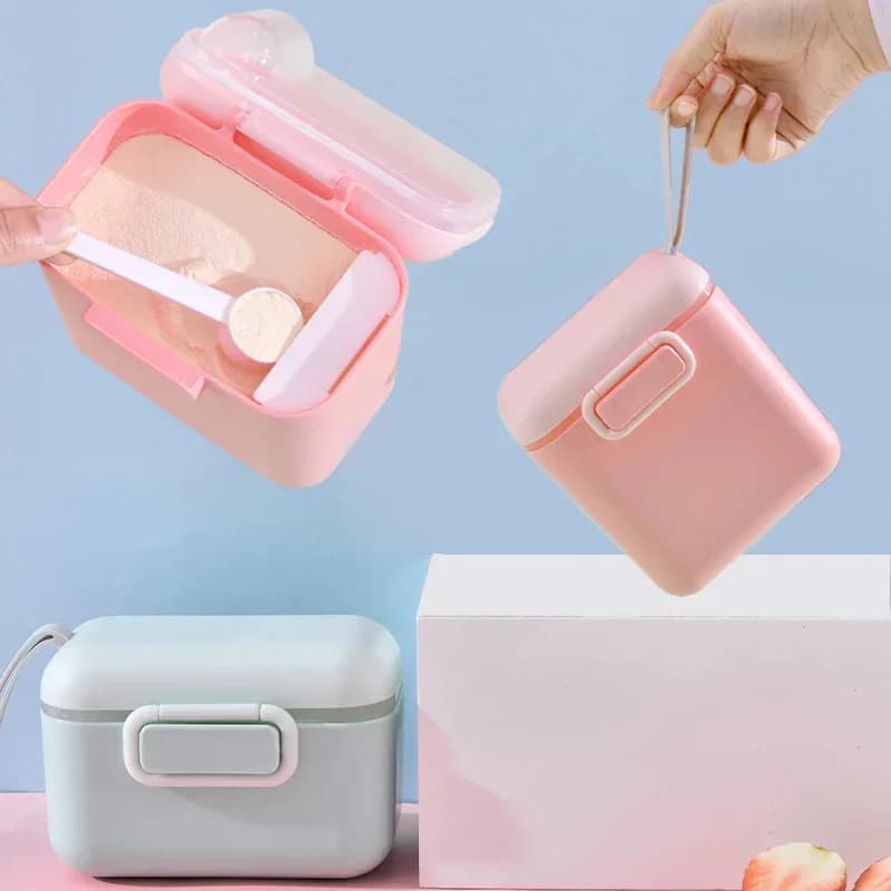 Nuovo latte in polvere per bambini Scatola portatile per alimenti per bambini Scatola per cereali essenziali per latte in polvere per neonati Contenitore per snack per bambini