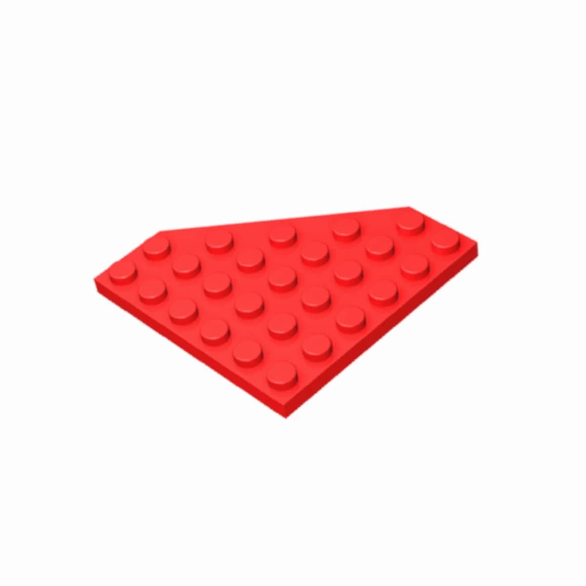 20pcs 6106 Wedge Plate Building Blocks Kit 6x6 Cut Corner Board Bricks Particle Educational DIY Toys Children Birthday Gifts