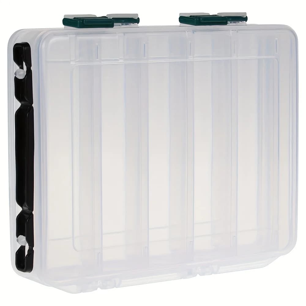 Fishing bait box Double-sided equipment box 10/14 compartments bait box Crankbait Storage Spinner Bait Tackle Box Large