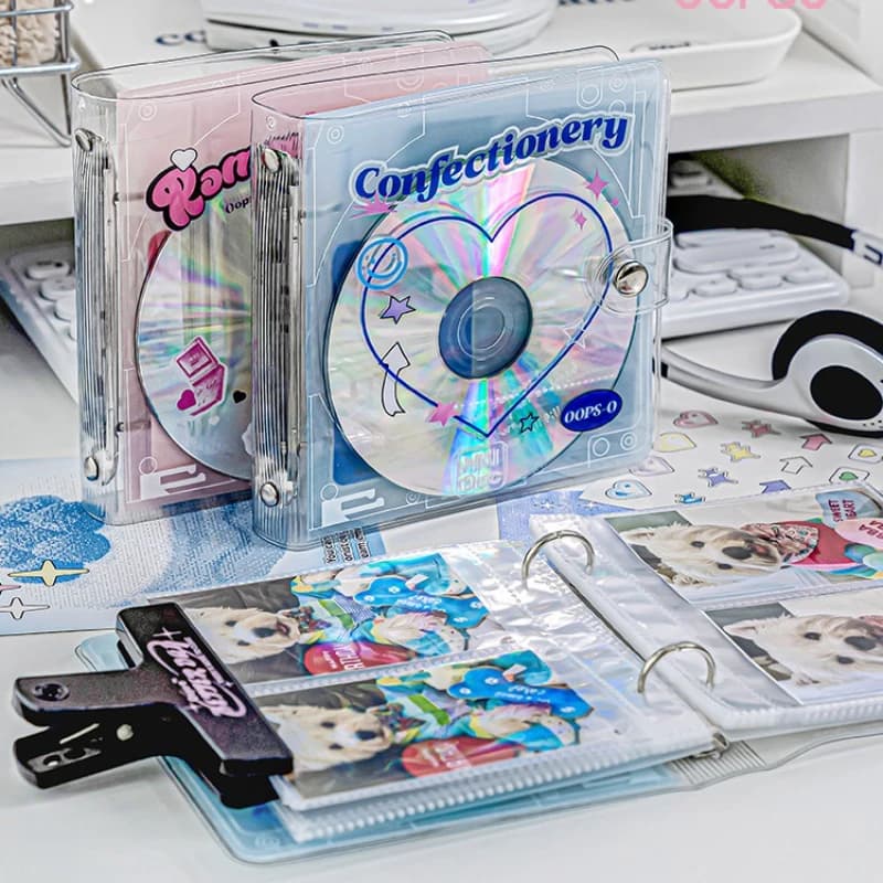 Cartoline fotografiche CD Kpop retrò Raccogli raccoglitore di libri A7 Copertina per notebook Diario Agenda Planner Set di album fotografici di cancelleria