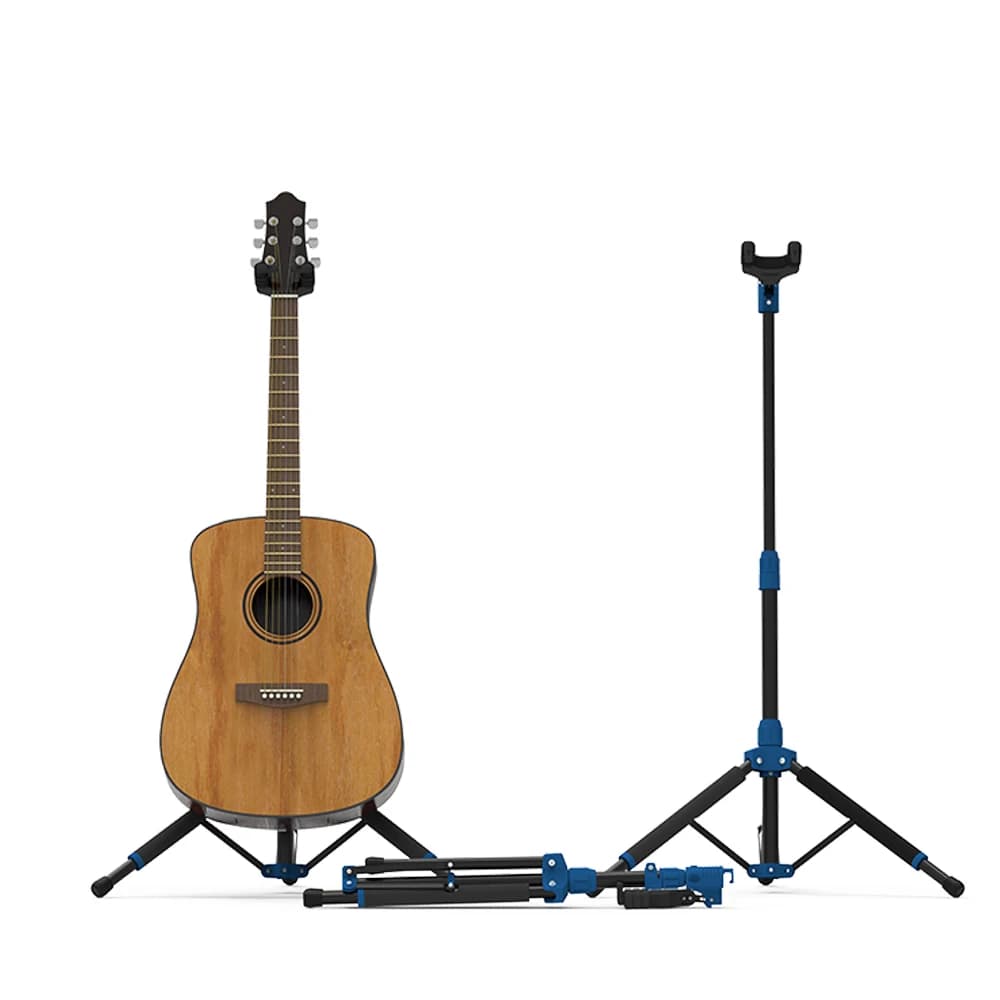 GALUX GS210 Supporto per chitarra universale Supporto da pavimento verticale per chitarra elettrica acustica Basso Ukulele Violino Parti e accessori