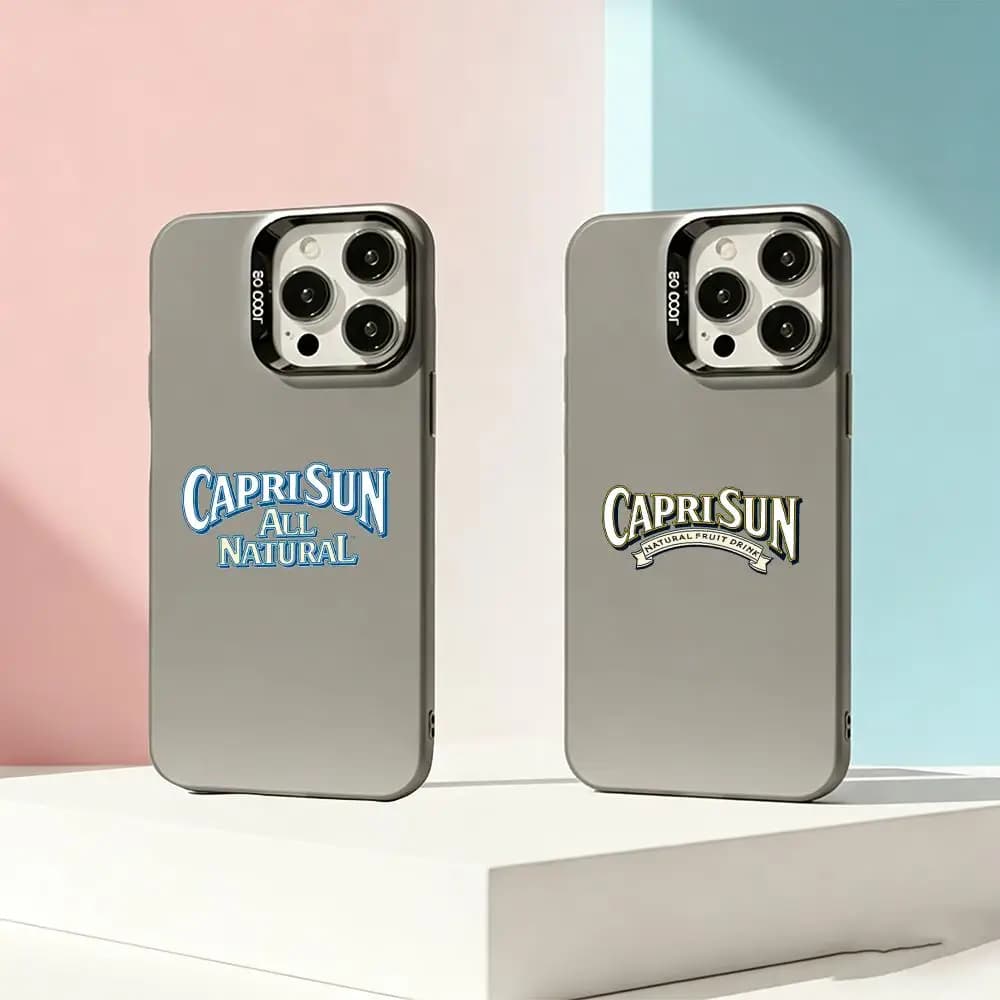 Cover per iPhone 17, 16, 15, 14, 13, 12, 11 Plus, Pro Max, XS - C-Capri Sun