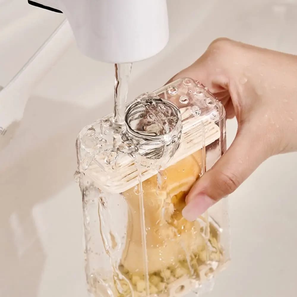 Gadgets Multifunctional Soap Foaming Box Eco-Friendly Portable Soap Dispenser Spring-Loaded Roller Type Soap Storage Box Kitchen