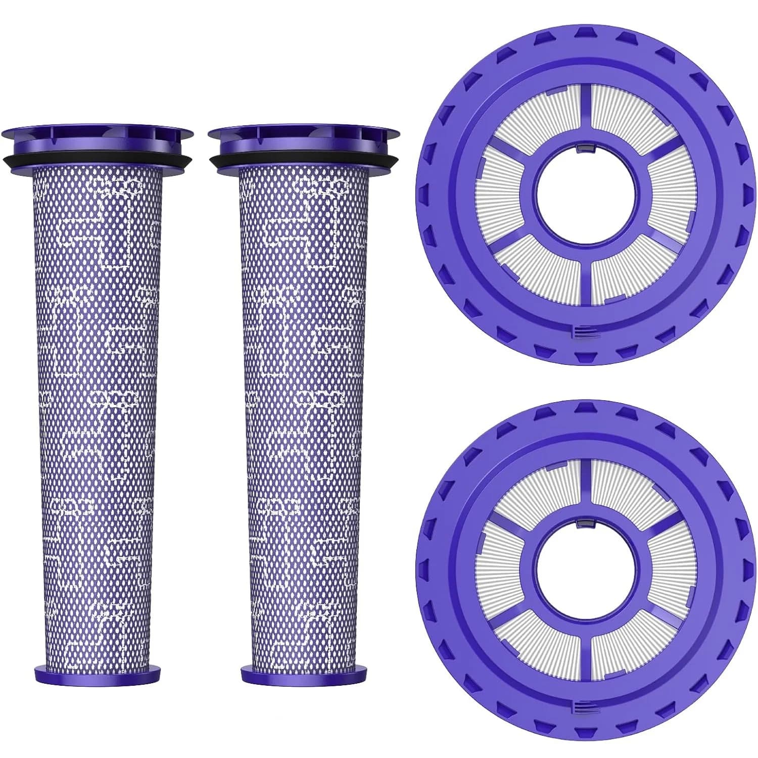 Replacement Pre & Post Filter Compatible with Dyson DC41 DC65 DC66 UP13 UP20 UP30 Animal Ball Vacuum, Part 920769-01 920640-01
