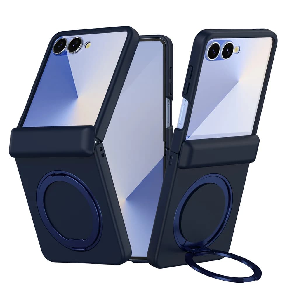 Magnetico per Magsafe con protezione cerniera e cavalletto Custodia per telefono per Samsung Galaxy Z Flip 7 6 5 4 3 Flip7 Flip6 Flip5 Flip4 5G