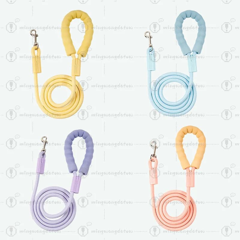 Guinzaglio per Cani Colorato Dopamine, Corda Rotonda in Nylon, Guinzaglio per Passeggiate all'Aperto per Cani
