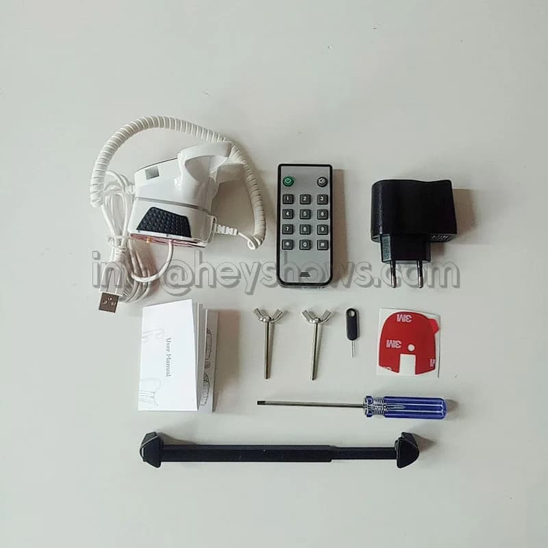 10Pcs Tablet Security Anti-Theft Alarm Display Stand with Strong Clamp Tablet Burglar Alarm Holder for Retail And Public Spaces