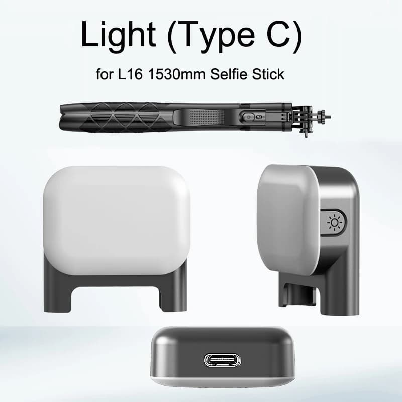 Per L16 1530mm Selfie Stick Live Broadcast Fill Light Outdoor Night cellulare Selfie Fill Light D06 modello di ricarica