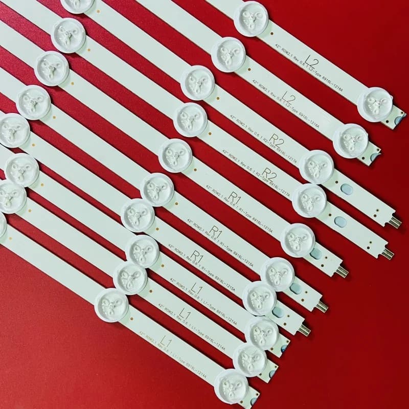 10 Lamps 820mm LED Backlight Strip Kit For 42LA6130 42LA6134 42LA6136 42 inchs TV Array LED Strips Backlight Bars Light Bands