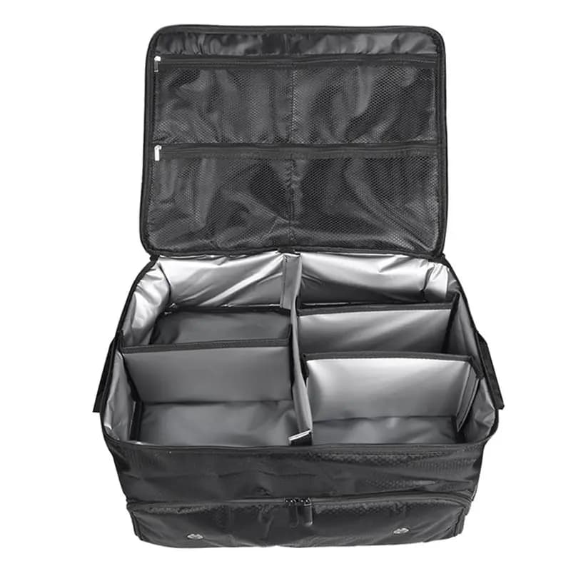 AEA7-Scatola Portaoggetti per Golf, Organizer per Bagagliaio Auto Impermeabile con Scomparto Ventilato Separato