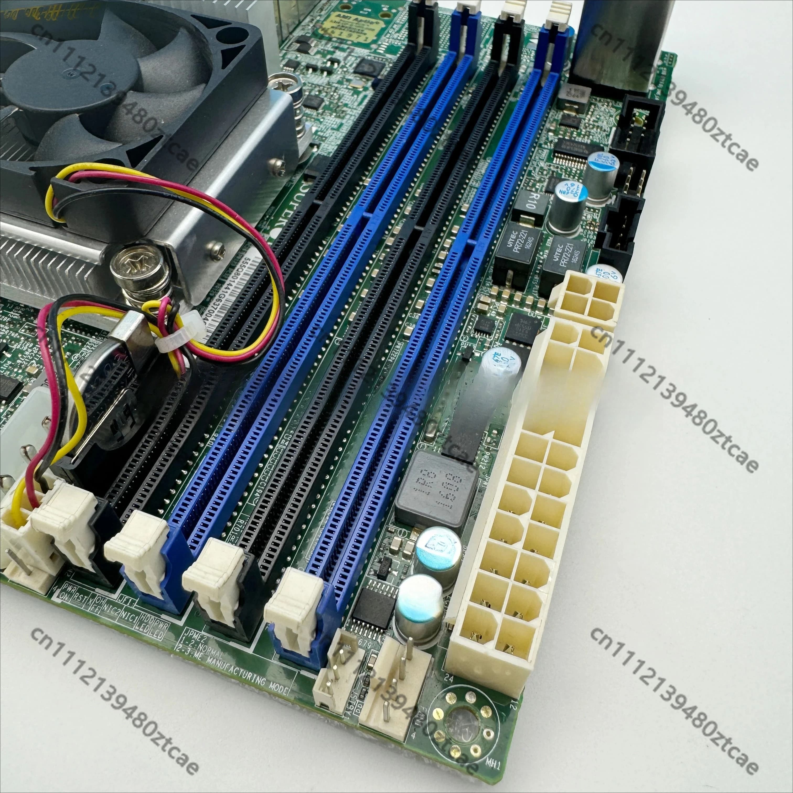 Server Mainboard, D1521 Processor Onboard Motherboard, Dual 10G Network Port, Low Power Board for NAS Storage & Home Server