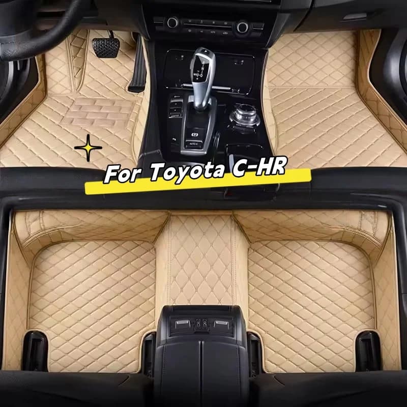 Custom Non-slip Car Mats for Toyota CHR C-HR Hybrid CHR EV 2016 2017 2018--2023 Car Mats Full Coche Accessories