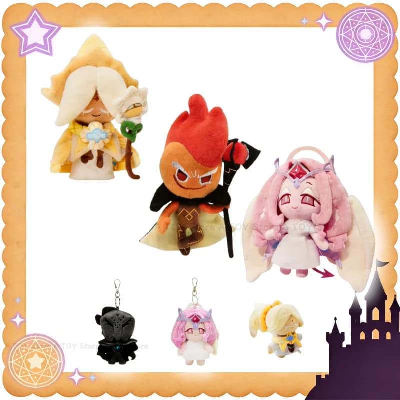 Peluche Game Eternal Sugar Cookie, Bambola di Peluche Carina a Forma di Biscotto alla Vaniglia, Morbido Giocattolo Imbottito per Fan del Gioco, Regalo