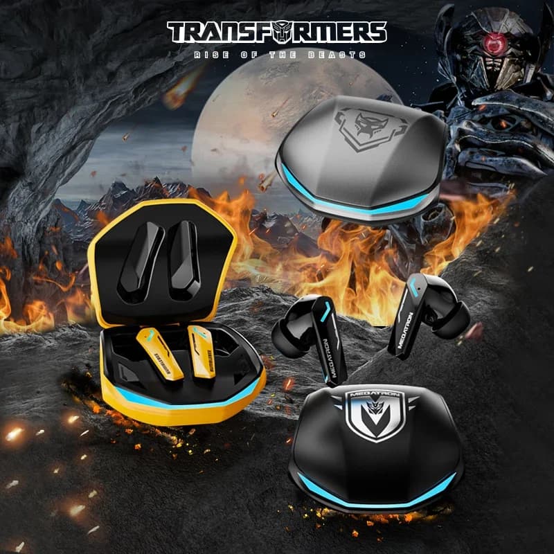 Choice TRANSFORMERS TF-T10 Auricolari Wireless a Bassa Latenza con Riduzione del Rumore, Cuffie Bluetooth 5.4 per Gaming e Musica