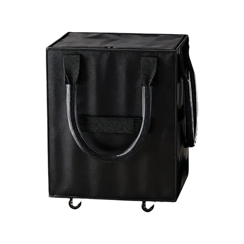 ALIM-360 ° Expenditure trolley with Wheels, Folding trolley Portable for Expenditure, Bucato and Travel Bags