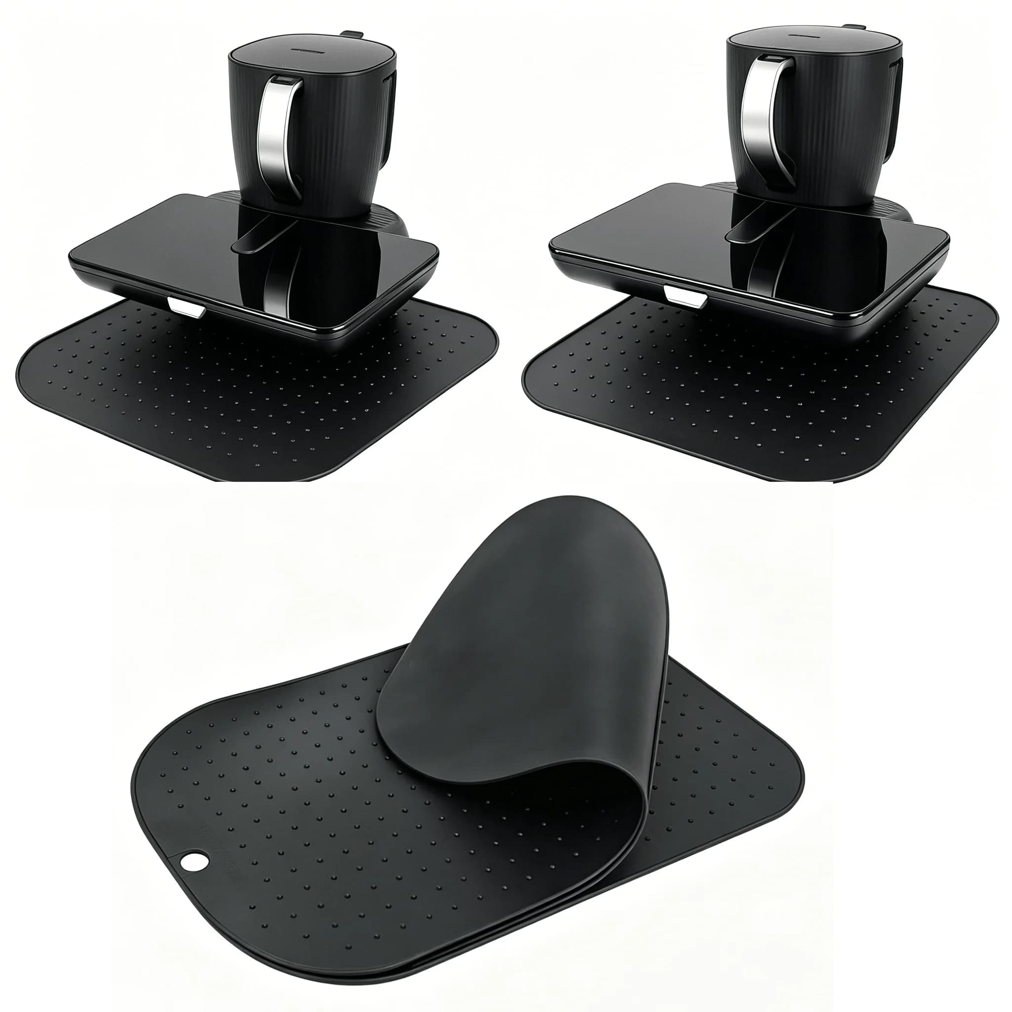 Anti-slip and Antishock Mat Compatible with Thermomix TM7, Anti-slip Silicone Mat for Accessories Vorwerk Bimby TM7