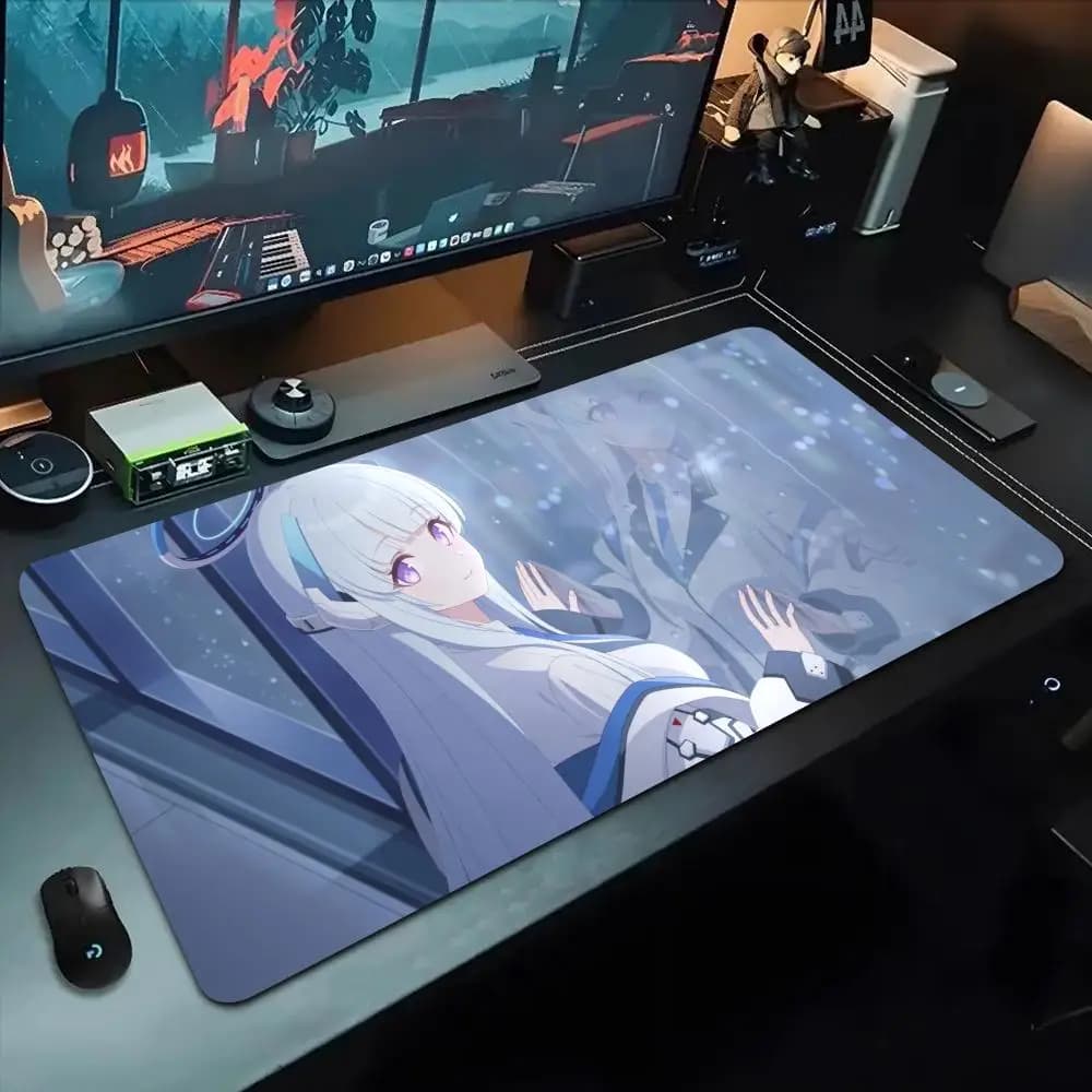 Blue Archive Ushio noa Tappetino per mouse 500X1000 mm Tappetino per mouse da gioco grande Gamer XL Tappetino per tastiera Otaku in gomma Tappetino per scrivania per laptop