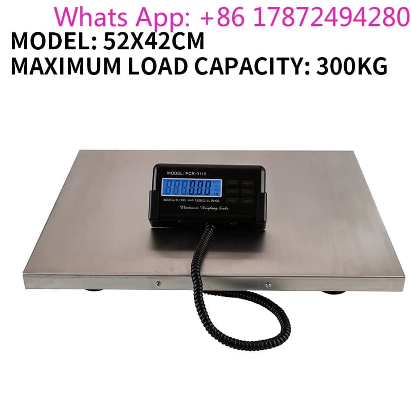 Bilancia elettronica di precisione, bilancia per bagagli a mano 200/300/500KG, bilancia per animali domestici, bilancia express in acciaio inossidabile, bilancia per bestiame