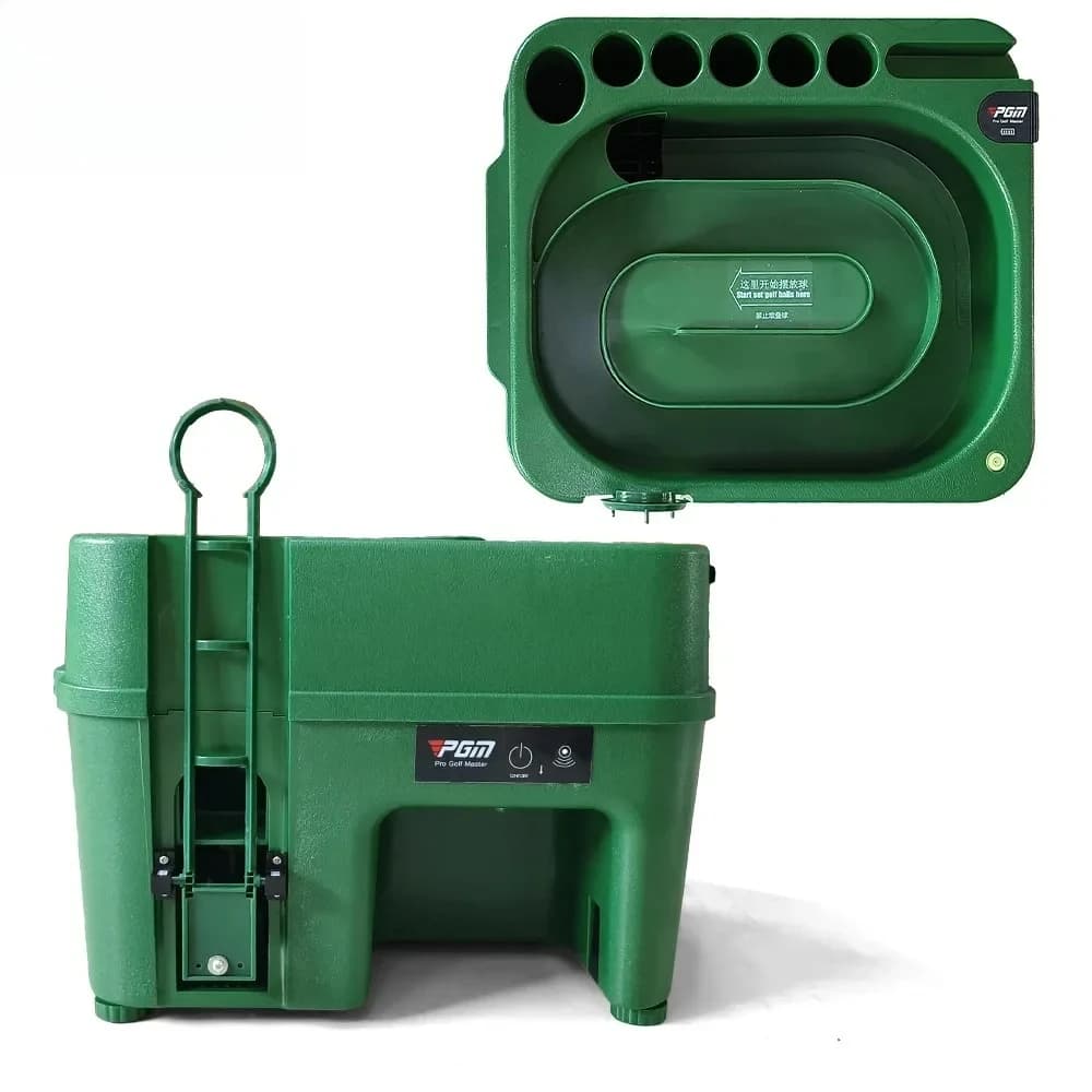Macchina elettrica a induzione per il servizio del golf, in materiale ABS, distributore automatico di palline da golf, porta mazze, servizio di allenamento golf JQ017