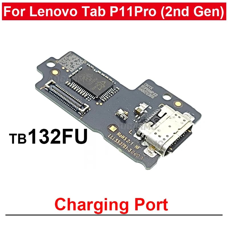 For Lenovo Tab P11 Pro (2nd Gen) 2022 11.2'' TB132FU TB310FU Charging Port Charger Dock LCD Screen Connection Flex Cable