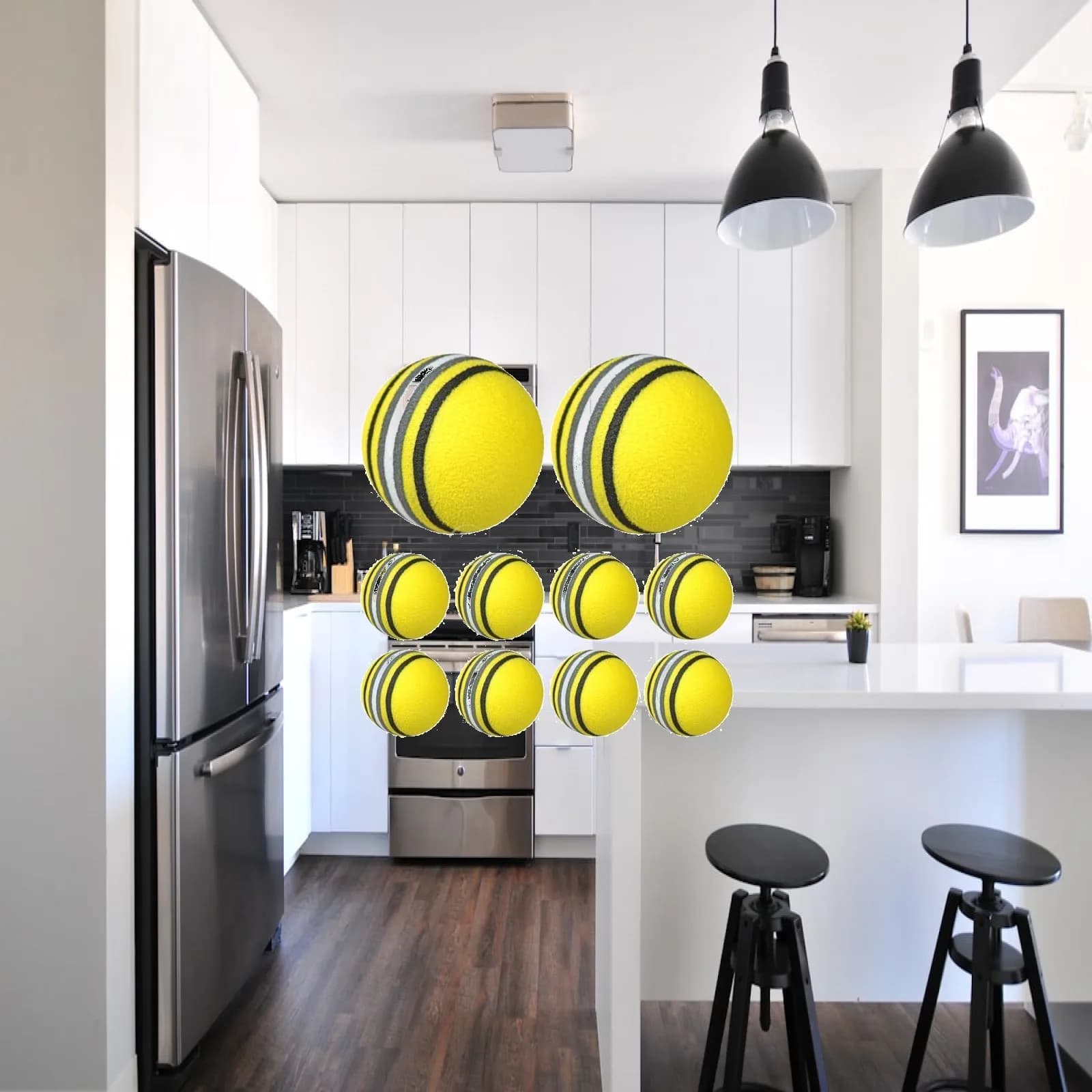 Indoor Outdoor Golf Training Balls EVA Foam Sport Practice Tool Kids Adult Playground Toy for Driving Range Equipment